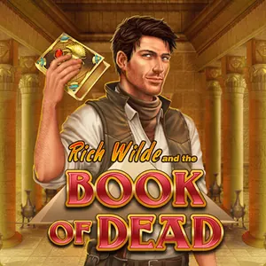 Omslagsbilde av Book of Dead: gullbok og egyptiske motiver